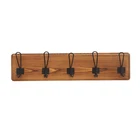 Home Wall Decorative High Quality Coat Hat Racks With Hooks Wooden Wall Mounted Hanger