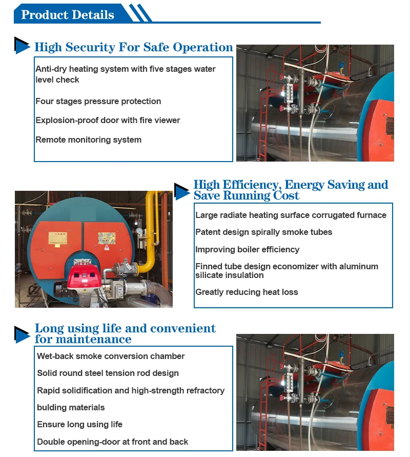Hot Water Boiler, 500kg, 1000kg, 1mw, 3mw - detail 12