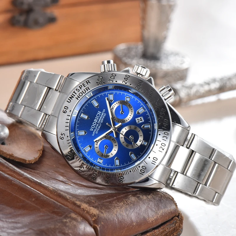 Vodrich Zwitserse Herenmode Horloge Mannen Automatische Horloge Mannen Luxe  Mode Legering Band Quartz Horloge - Buy Quartz Horloge,Luxe Horloge,Casual  Product on Alibaba.com
