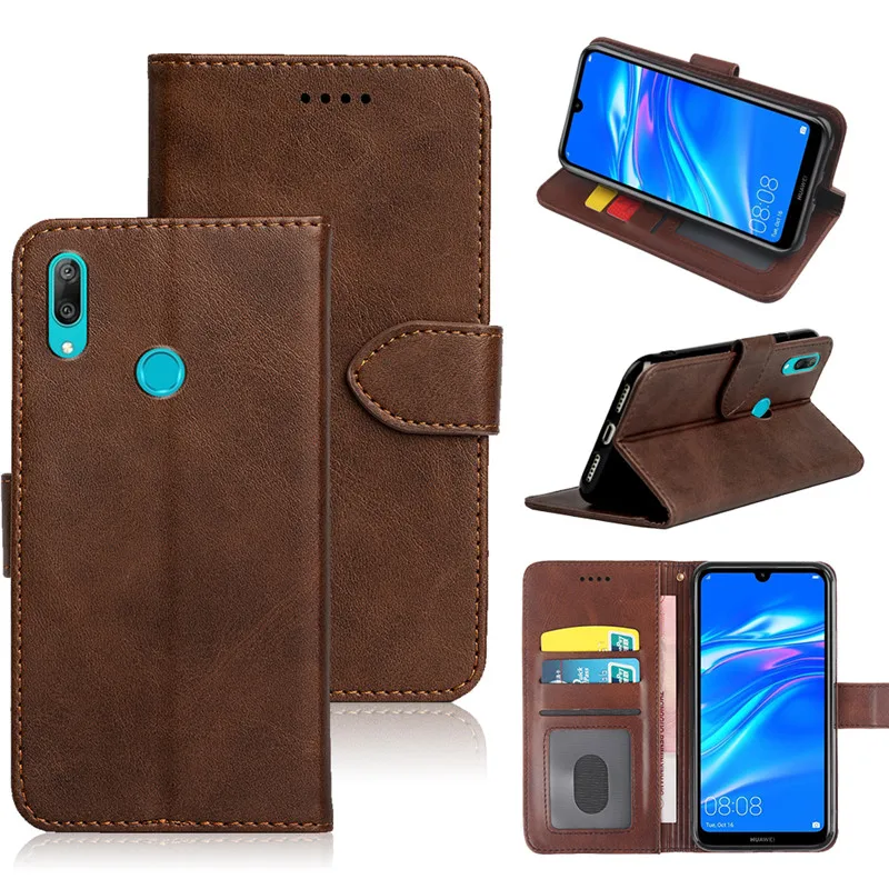 verraden minstens redden Classic Leather Phone Cases With Pattern Business Wallet Cover For Huawei  Y6s Pro Y6 Prime Y5p Y5 Lite Y3 Y9 Y6p Y5ii Y3ii Case - Buy Leather  Case,Wallet Cover,Case For Huawei Product