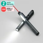 Light Flashlight Light ALS 150lm Rechargeable Magnetic LED Pen Light With Laser Pointer Pocket-Sized Flashlight
