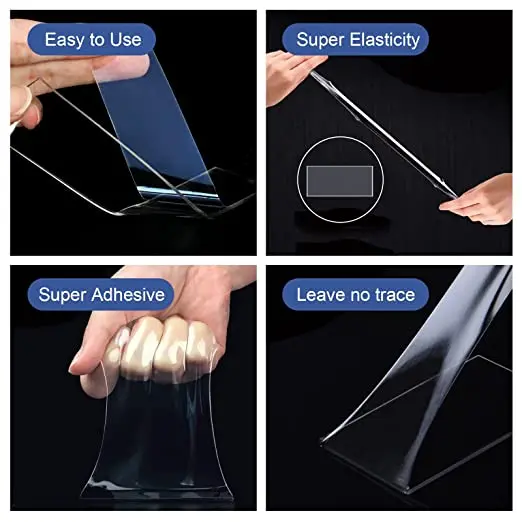 Die Cut Round Tape Double-Sided Adhesive Glue Ballon Dots Waterproof Hot Melt Acrylic Nano Balloons for Nails