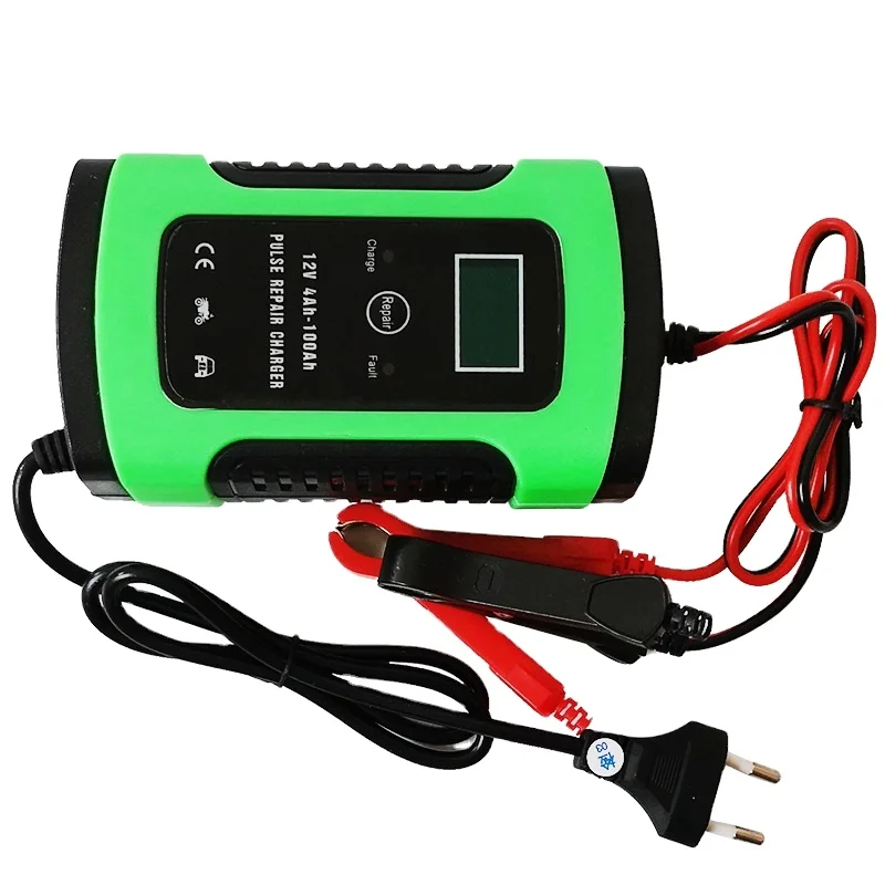12V 6A Motorcycle Battery Charger Fully Intelligent Universal Repair Type Lead Acid Storage Charger Battery Charger Motorcycle Car 