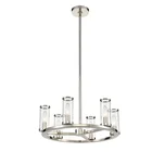 Brushed Nickel DECORATIVE DINGING ROOM CHANDELIER MODERN GLASS PENDANT LAMP BRUSHED NICKEL LIVING ROOM PENDANT LIGHT