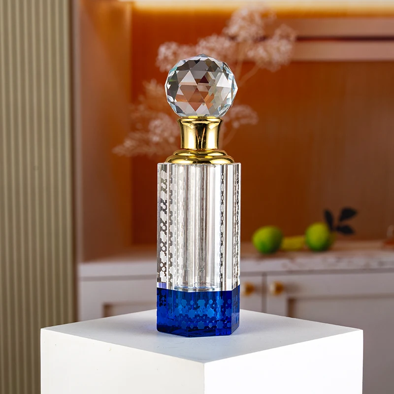 product small bridge multi size wholesale 3ml 6ml 12ml fine glass empty bottle customizable crystal perfume bottle-9