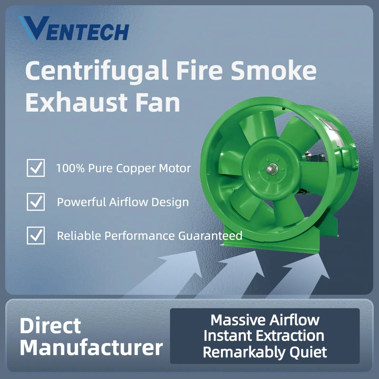 Axial Flow Exhaust Fan, HVAC, Explosion-Proof - detail 10