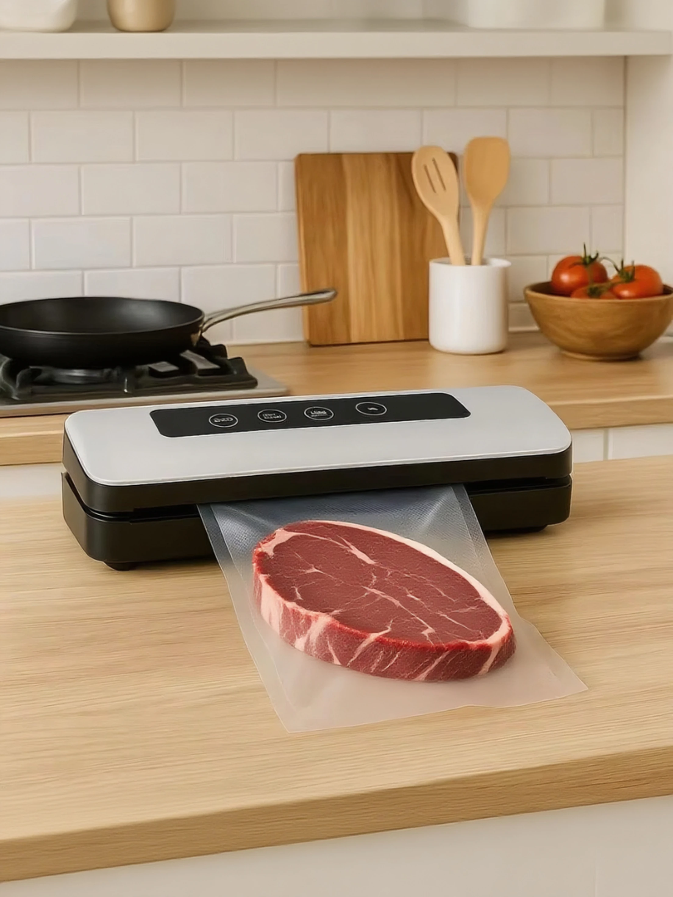 Custom Printed Microwaveable PE Vacuum Sealer Bags Heat Seal Handle Odor Proof for Sous Vide Food Storage Flour Fertilizer Feed - detail 10