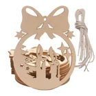 Crafts Handmade Ornament Crafts Creative Christmas Snowflake Wood Crafts Laser Decoration Pendant Carving Ornament