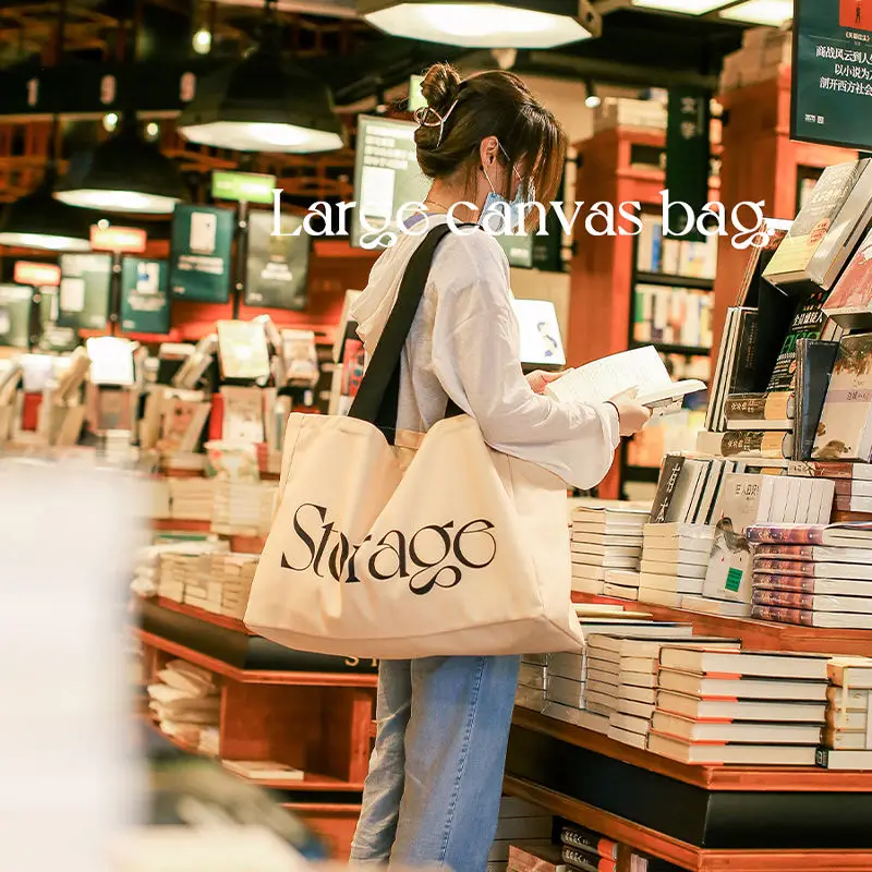 Factory Wholesale Large Cloth Organic Cotton Bags Canvas Tote Bag Blank Grocery Reusable Shopping Bag with Custom Printed Logo manufacture