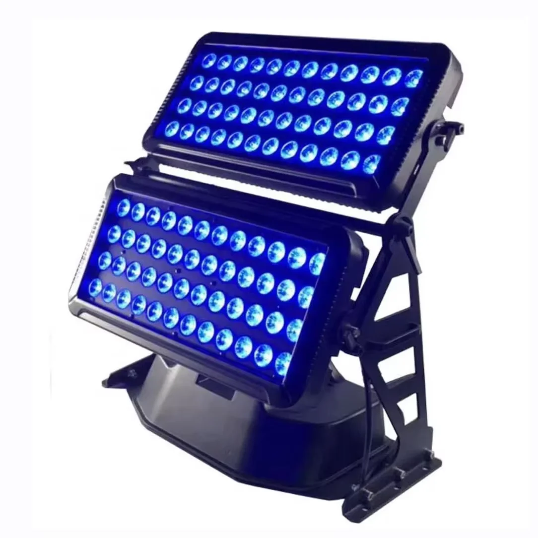 Lotus Professions Outdoor IP65 72x10W 4in1 LED Wash Light with DMX512 Matrix Beam for Amusement Park DJ Stage Show Led Par Light