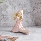 Fairy Wholesale Lovely Sitting Resin Fairy Sculpture Home Decoration For Birthday Gift Christmas