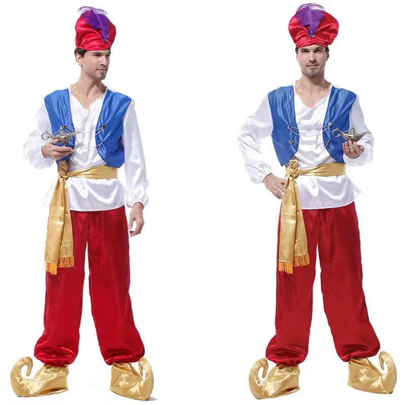 Terzijde dichters heel fijn Halloween Party Aladdin And His Lamp Cosplay Costume For Adult Arab Stage  Clothing For Bar Party Arab Prince Cosplay Suit - Buy Aladdin And His Lamp  Cosplay Costume For Adult,Arab Stage Clothing