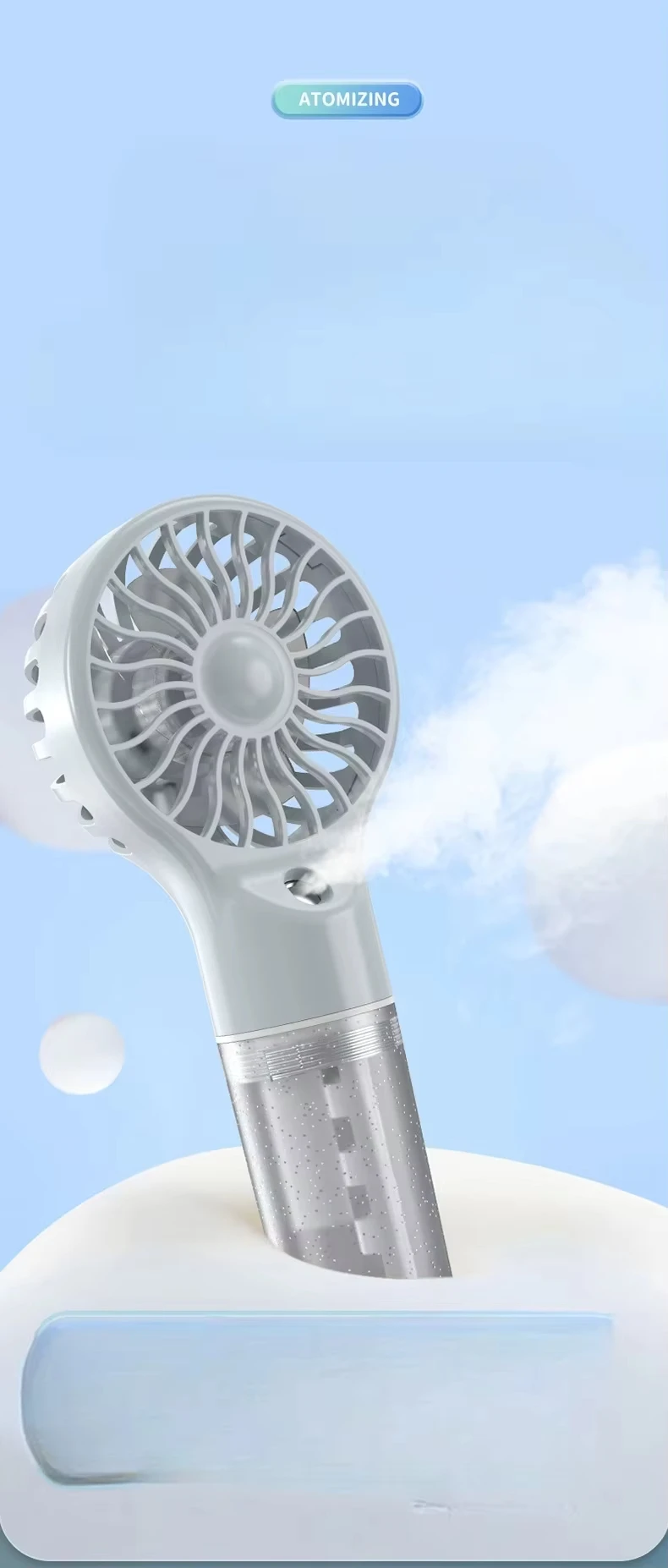 Handheld Mini Air Conditioner, Portable, 5, Usb - detail 12