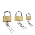 Safety Safety Padlock High Quality Sample Logo Available Cheap Price Safety 20 30 40 Mm Gold Brass Padlock