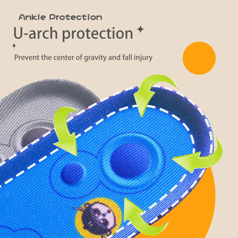 Breathable Fabric Kids Insoles EVA Foam Shoe Pads Breathable Fabric Kids Insoles EVA Foam Shoe Pads