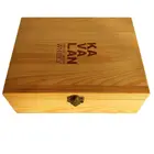 Anniversary Handmade Customized Wine Box With Drawing Lid And Anniversary Gifts Holds Wine Bottles Wood Hinged Storage Box