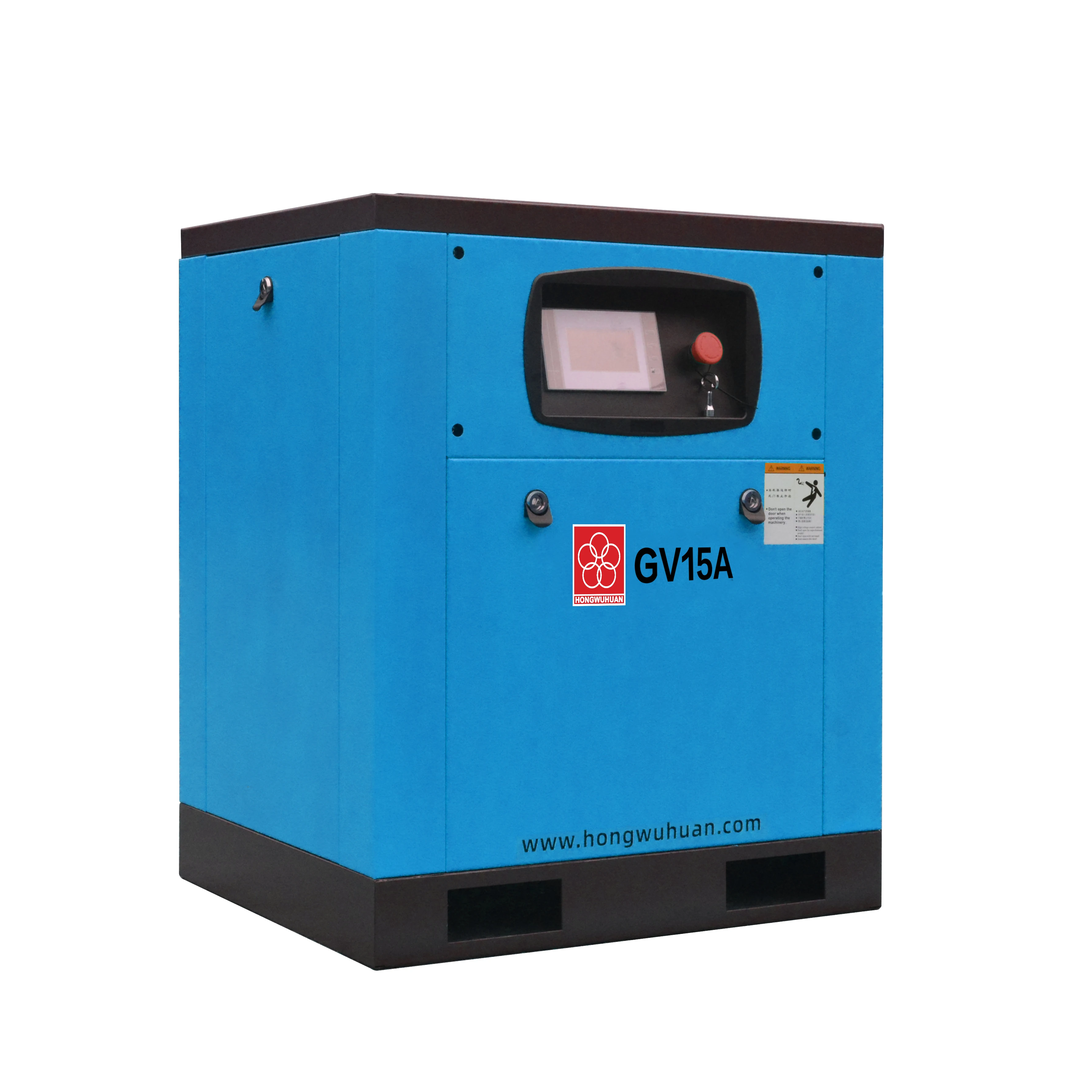 Hongwuhuan GV15 Electric Screw Air Compressor Good Quality New Condition 8 Bar Working Pressure