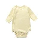 Cotton Clothing Baby Custom Infant Toddlers 100% Organic Cotton Muslin Clothing Baby Romper Set