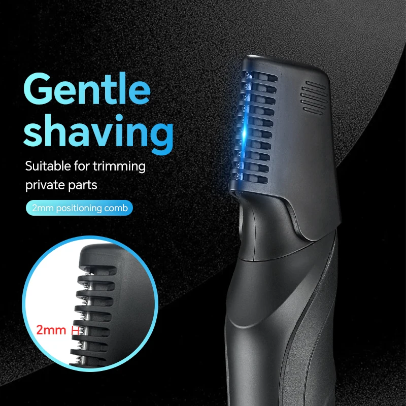 Men's Full Body Water Wash Shaver Set Multi-Functional Electric Hair Trimmer Waterproof Body Groomer supplier