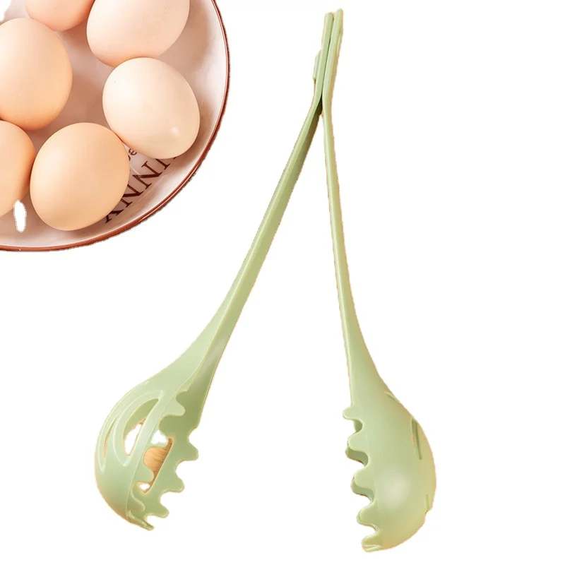 OEM & ODM Egg Beater Customized Food Grade Kitchen ABS Plastic 2 In 1 Multifunctional Egg Whisk and Food Clip
