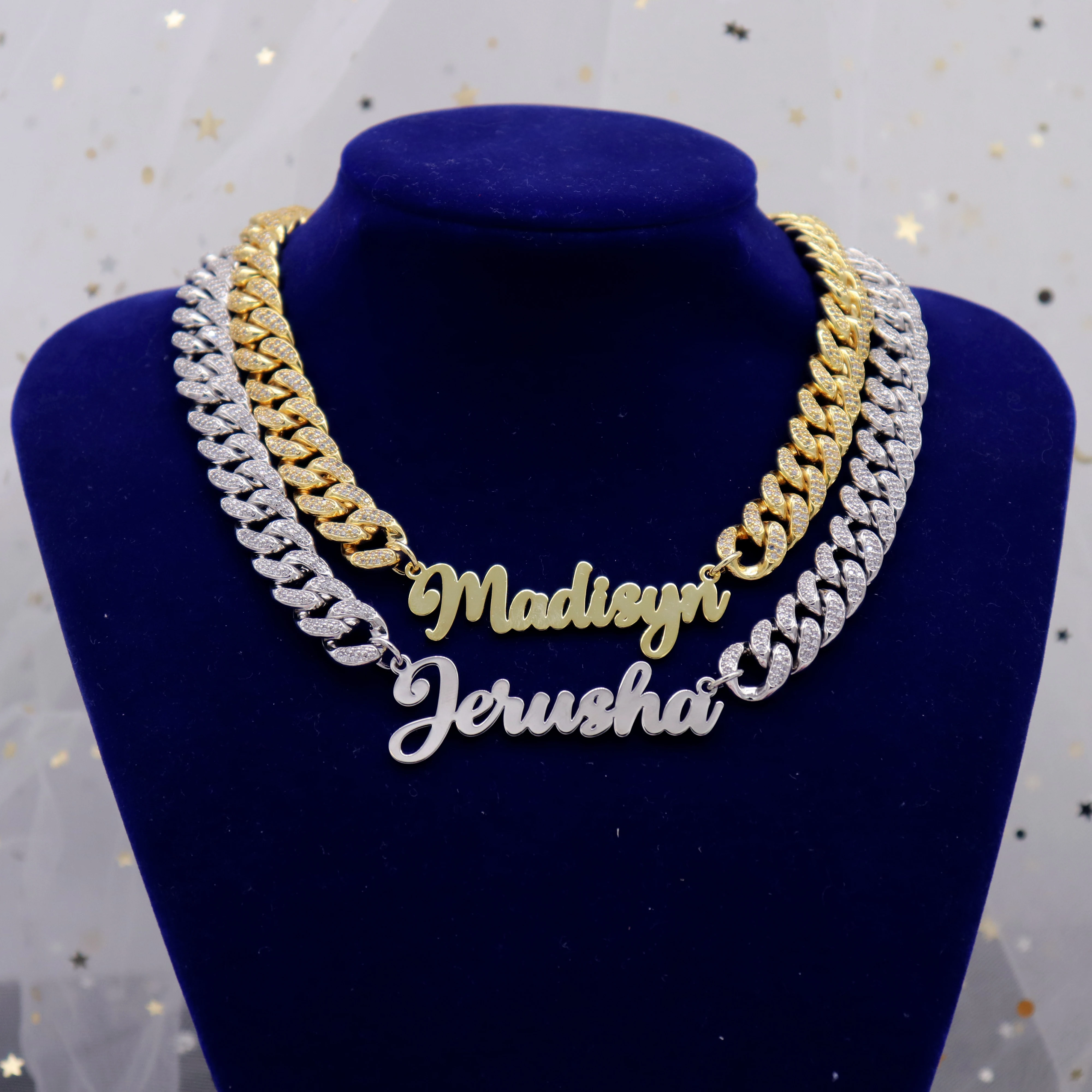 Name Customized Hip-hop Choker Iced Out 