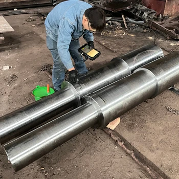 Luoyang Factory Non-standard Mechanical Parts Steel Large Gear Shaft