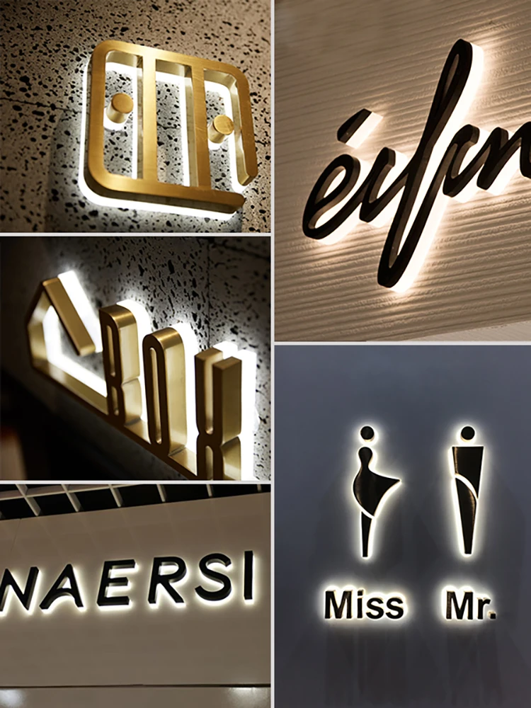 product stainless steel epoxy signboard backlit metal channel acrylic 3d led letter sign-1