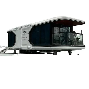 Hot Sale Prefab  Container House For Sale How Much For 2bedroom Space Capsule Bed Cabin Hotel Container House