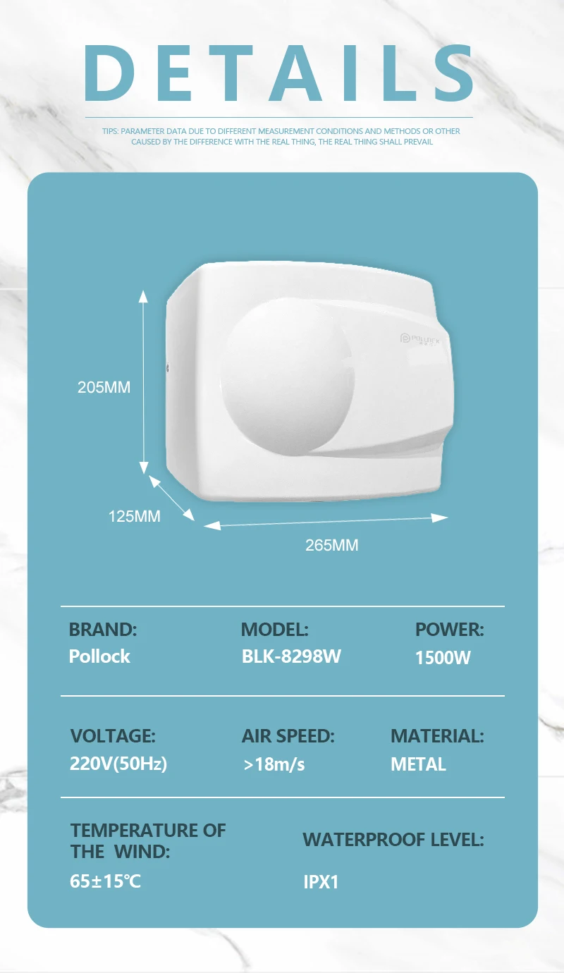 Cross Flow Fans, Wall, 110V-240V, 1500 - detail 6