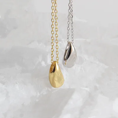 Beans Pendant Necklace Sterling Silver 