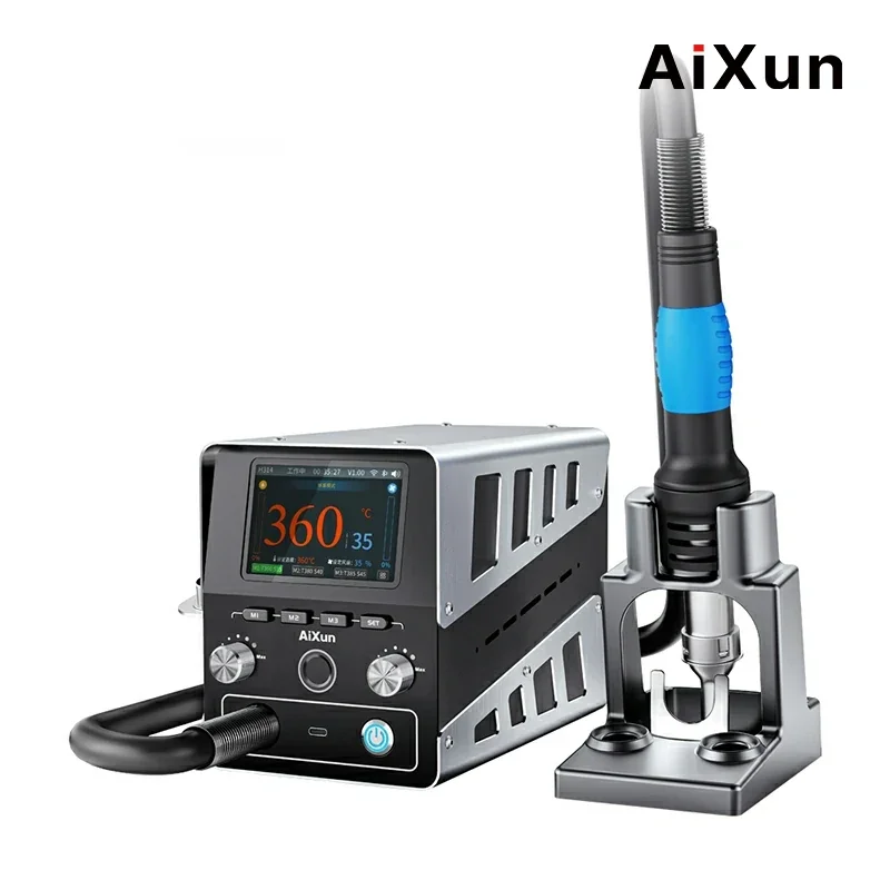 AiXun H314 High Power 1400W Smart Hot Air Heating Digital Intelligent Rework Station for SMD BGA Repair Tool Welding Station