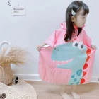 Beach China Factory High Quality Custom Sand Free Quick Dry Hooded Poncho Beach Towel Kids