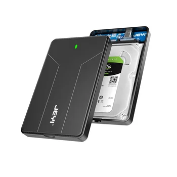 JEYI  Portable HDD/SSD Enclosure Hard Disk Enclosure with UASP Protocol USB 3.1 2.5 Inch SATA Hard Drive Enclosure
