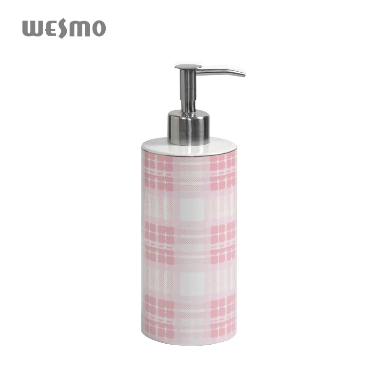 Hot Sale Bottle Dispenser Ceramic Resin Manual Soap Accessories Bathroom Items Dispenser ceramic bathroom set