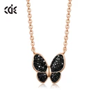 Jewelry Necklace Beautiful Necklace CDE Beautiful Custom Fashion Crystal Jewelry Women Butterfly Necklace