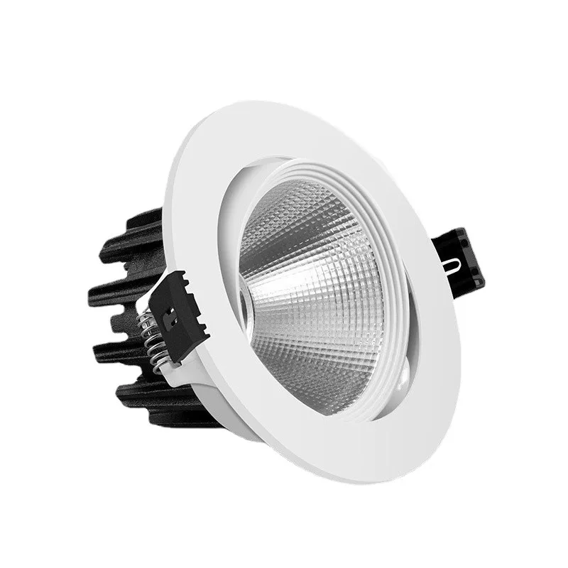 Hot Led embedded super bright wick spotlight 5w 7w 15w 20w 30w Gold silver LED downlights