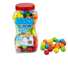 Bubble Gum Gum Gums 9g Colorful Round Big Ball Sweet Bubble Gum In Jar Football Passion Everyday Bubble Gum
