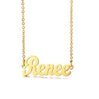 Personalized Gold Jewelry 2021 Hottest Trendy Personalized Custom Name Necklace 18k Gold Plated Jewelry
