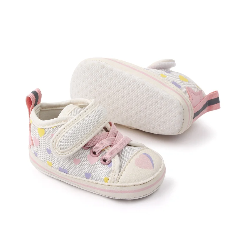 0-12 months infants shoes Indoor soft soled non-slip toddler shoes Breathable mesh top baby shoes factory