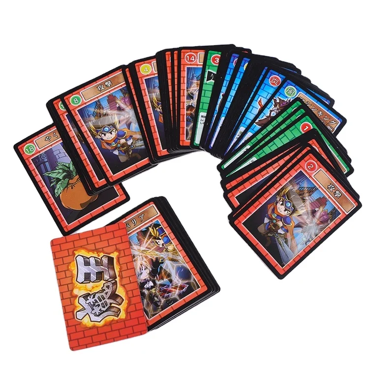 Children's card game custom flash card game,trading card game,collectible card game