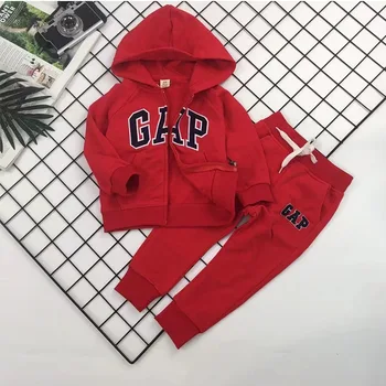 Autumn Wholesale Children Clothes Boys and Girls Clothing Set Spring Cotton sweatshirt and jogger custom kids clothing