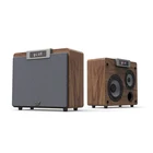 Am/fm Radio Amazon Hot Selling 50w Powered Bookshelf Music Speaker Retro Style AM/FM Radio Speaker