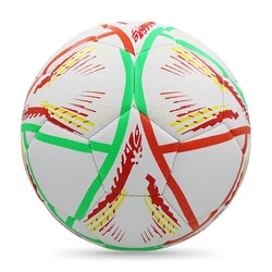 Hot Selling Customize Logo Football & Soccer Football Ball Size 5  PU PVC bright Soccer Ball