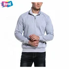 Sweater Blank Hoodies 2021 Newest Quarter Zip Pullover Golf Sweatshirt Mens 1/4 Zip Fleece Hoodies Mock-Neck Sweater Pullover Blank Jacket Wholesale