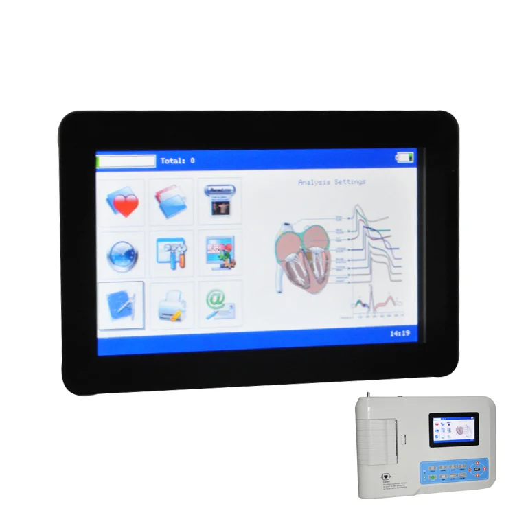 Mdeco Hot Selling Medical Equipment 3 Channel Digital EKG ECG Machine