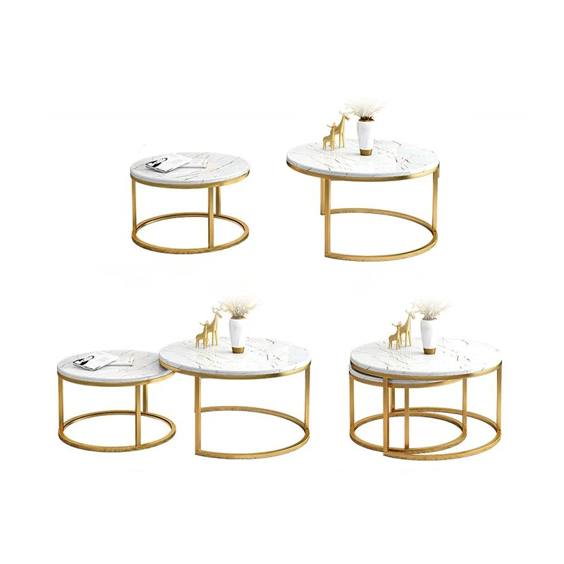 free sample nordic style table modern metal gold marble coffee table