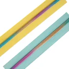 Zipper Zippers Hot-sale #3 #4 #5 Rainbow Long Chain Nylon Zipper For Fashion Bags