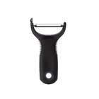CE-MDR Black Sharp Fruits And Vegetable Lightweight Y Peeler For Kitchen Tool