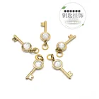 Brass Pendant Wholesale China Factory High Quality Fashion Gold Brass 3D Christmas Magic Santa Key Pendant
