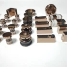 Quality Rose Gold Sliding Fitting Glass Door Rolling Bracket Sliding Gate System